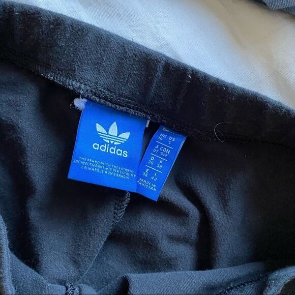 Adidas Black Leggings with Decal - Picture 6 of 7